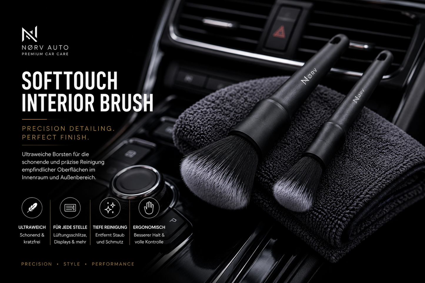 NØRV SoftTouch Interior Brush