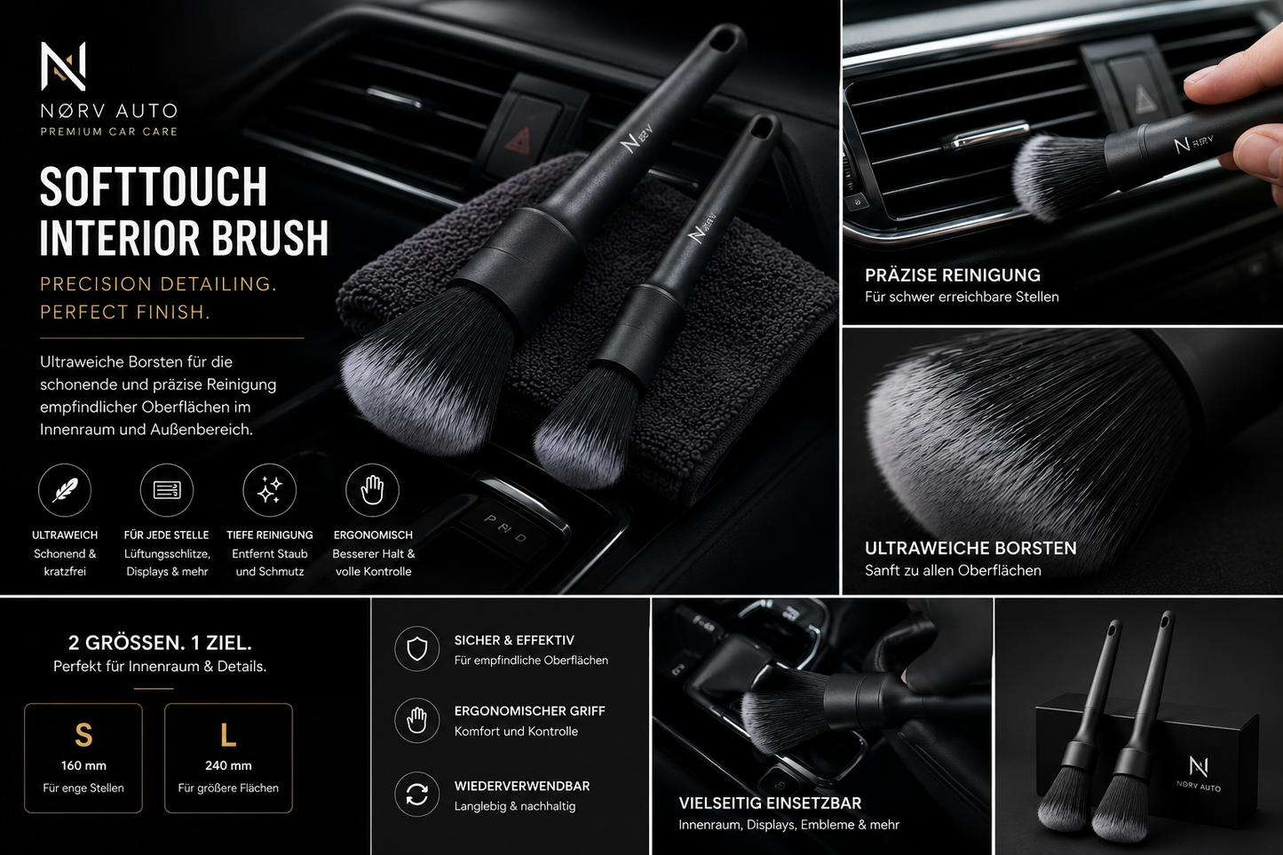 NØRV SoftTouch Interior Brush